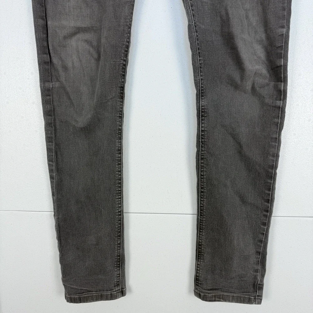 Perry Ellis Skinny Fit Stretch Jeans Men's 30x30 Gray Cotton Blend Low Rise